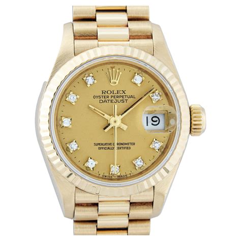 rolex 18 ct gold.